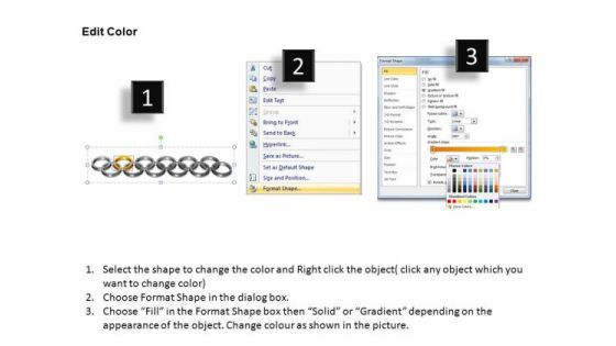 PowerPoint Template Leadership Rings Ppt Theme