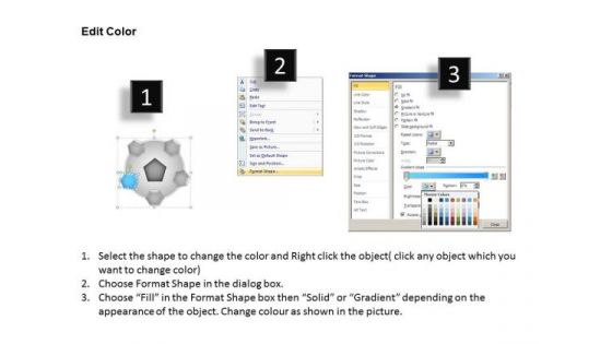 PowerPoint Template Leadership Wheel And Spoke Process Ppt Design Slides