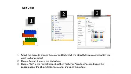 PowerPoint Template Lego Blocks Teamwork Ppt Slide Designs