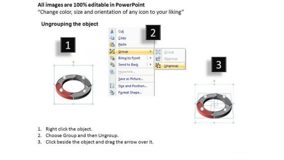 PowerPoint Template Marketing Circular Process Ppt Presentation