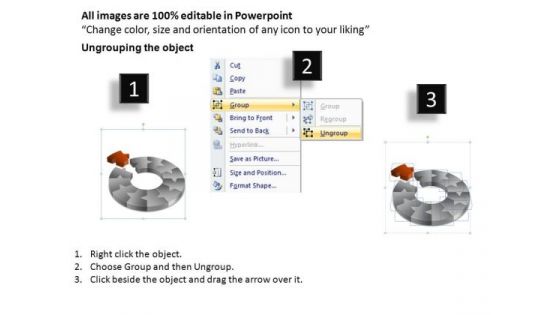 PowerPoint Template Marketing Circular Process Ppt Themes