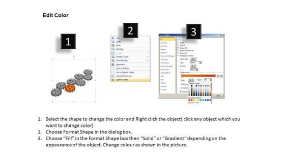 PowerPoint Template Marketing Gears Process Ppt Slide Designs