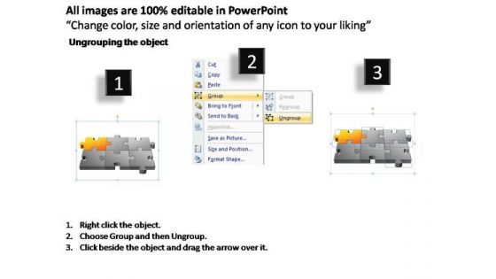 PowerPoint Template Process 3d Puzzle Process Ppt Slides