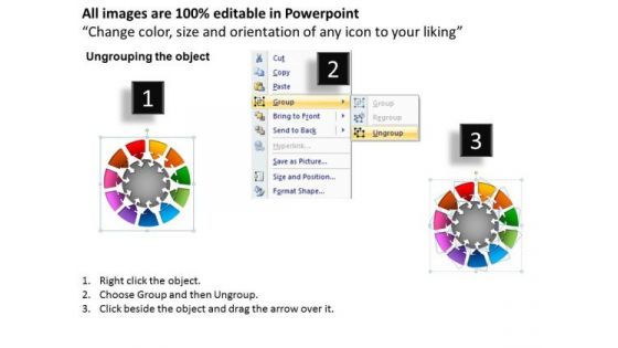 PowerPoint Template Round Chart Finance Ppt Slide Designs