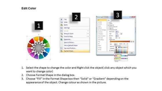 PowerPoint Template Round Chart Strategy Ppt Design Slides