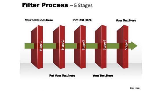 PowerPoint Template Sales Filter Process Ppt Design