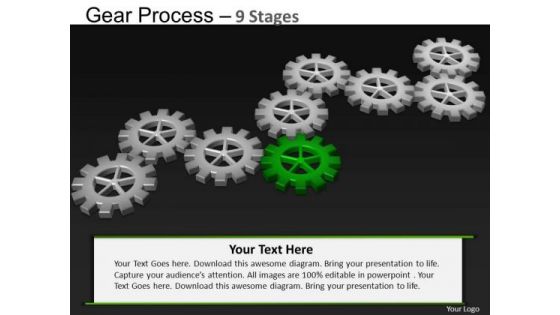PowerPoint Template Sales Gears Process Ppt Designs