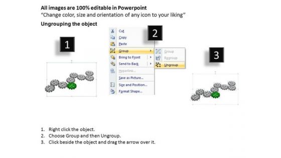 PowerPoint Template Sales Gears Process Ppt Designs