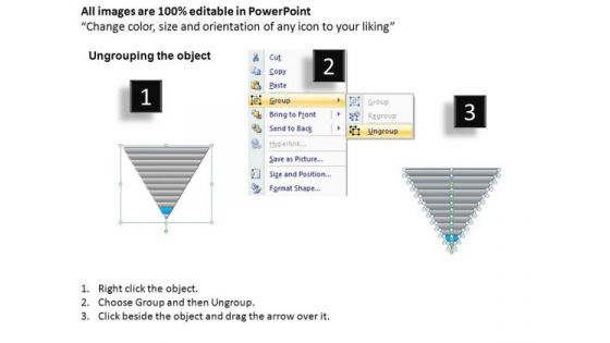 PowerPoint Template Sales Pyramid Process Ppt Slide