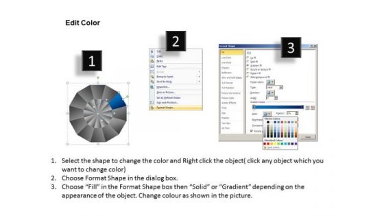 PowerPoint Template Strategy Circular Quadrant Ppt Slide Designs