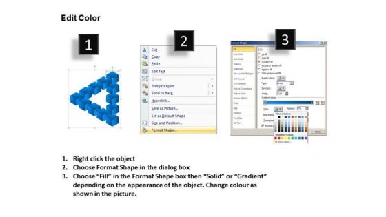 PowerPoint Template Strategy Triangles Ppt Templates