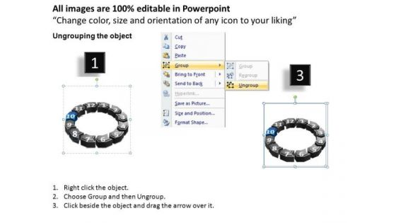 PowerPoint Template Success Cyclical Process Ppt Template