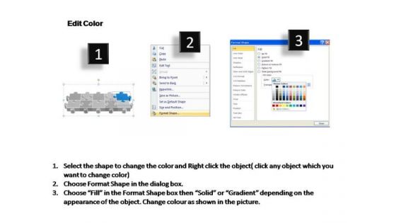 PowerPoint Template Success Puzzle Process Ppt Backgrounds