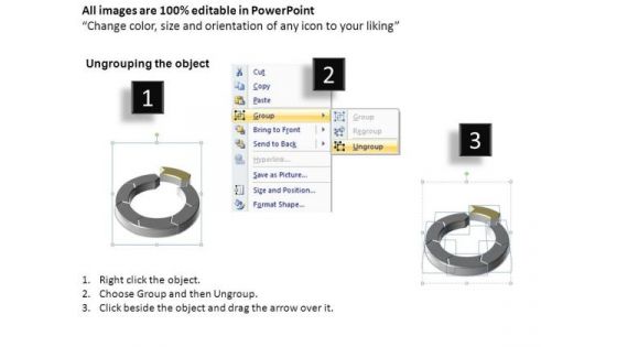 PowerPoint Template Teamwork Components Of Circular Ppt Theme