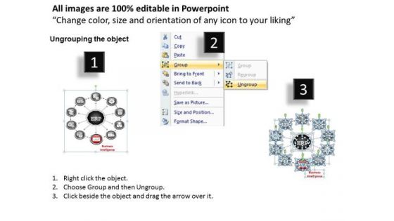 PowerPoint Template Teamwork Enterprise Resource Ppt Design Slides