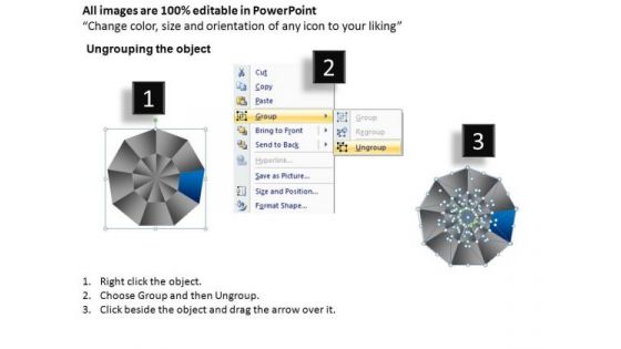 PowerPoint Template Teamwork Quadrant Diagram Ppt Presentation Designs