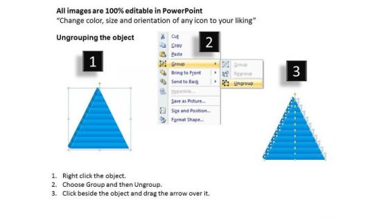 PowerPoint Template Triangle Process Success Ppt Presentation