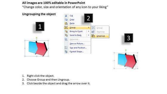 PowerPoint Template Two State Ppt Diagram Of Dealing Pre Procedure 1 Design