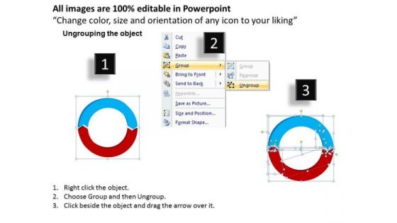 PowerPoint Templates 2 Period Cycle Diagram Ppt Slides