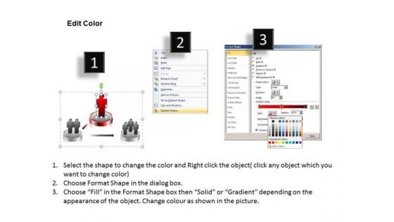 PowerPoint Templates Business 3d Pedestal Ppt Presentation