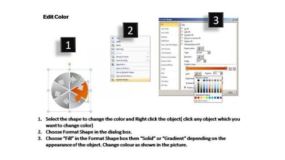 PowerPoint Templates Business Circular Arrows Pointer Ppt Slides