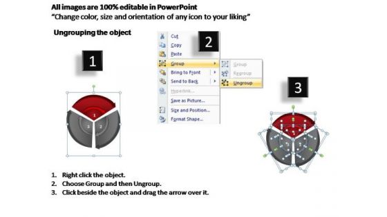 PowerPoint Templates Business Circular Curved Procedure Ppt Designs