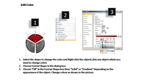 PowerPoint Templates Business Circular Curved Procedure Ppt Designs