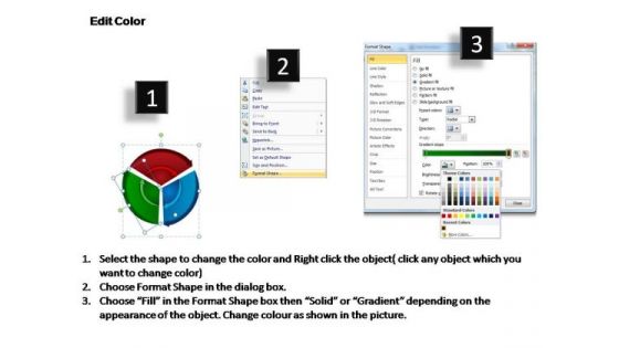 PowerPoint Templates Business Circular Curved Procedure Ppt Themes