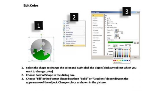 PowerPoint Templates Business Circular Plan With Arrows Chart Ppt Designs