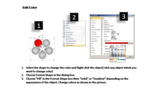 PowerPoint Templates Business Circular Process Flow Ppt Slide