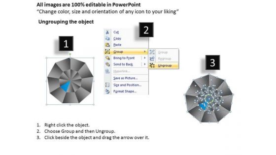 PowerPoint Templates Business Circular Quadrant Ppt Slides