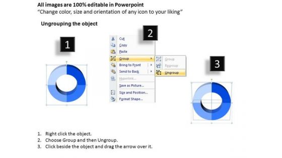 PowerPoint Templates Business Donut Pie Chart Ppt Themes