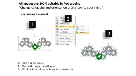 PowerPoint Templates Business Gears Process Ppt Design