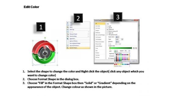PowerPoint Templates Business Interconnected Circular Chart Ppt Slides