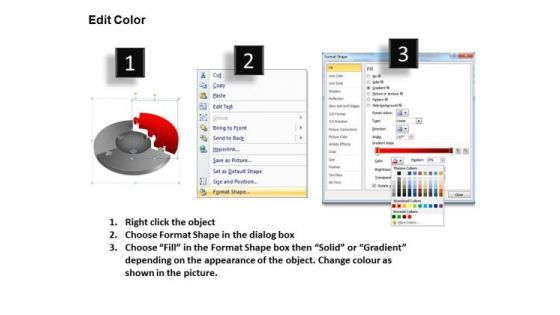 PowerPoint Templates Business Pie Chart Puzzle Process Ppt Themes