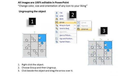 PowerPoint Templates Business Puzzle Process Ppt Slide