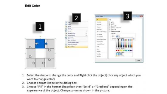 PowerPoint Templates Business Puzzle Process Ppt Slides