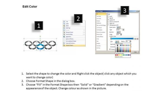 PowerPoint Templates Business Rings Ppt Layout