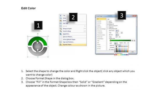 PowerPoint Templates Business Round Chart Ppt Slide