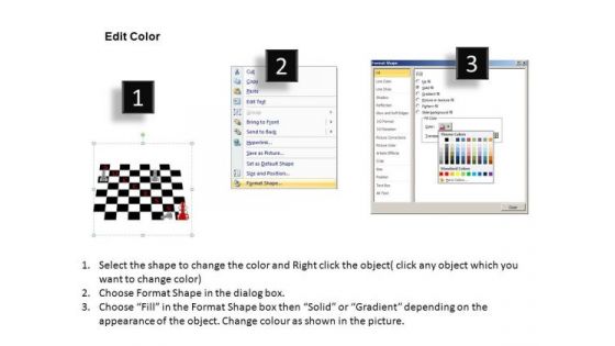 PowerPoint Templates Business Stragety Chess Pawn Ppt Designs