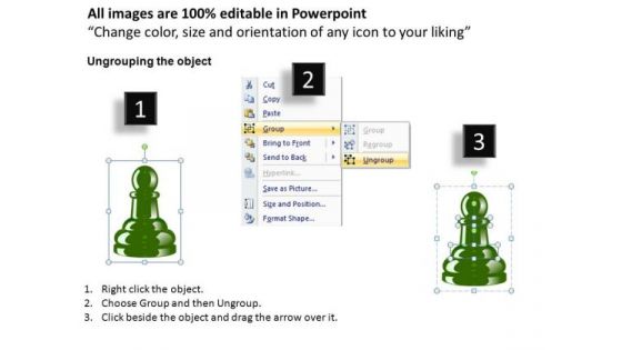 PowerPoint Templates Business Strategy Chess Pawn Ppt Design