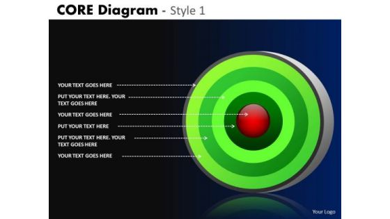 PowerPoint Templates Business Strategy Core Diagram Ppt Themes