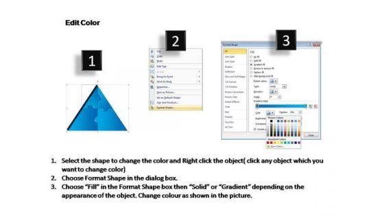 PowerPoint Templates Business Triangle Puzzle Ppt Designs