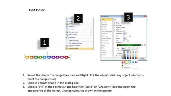 PowerPoint Templates Chains Flowchart Process Success Ppt Presentation