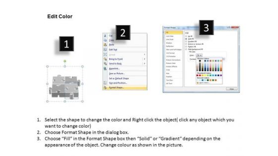 PowerPoint Templates Chart Puzzle Process Ppt Designs