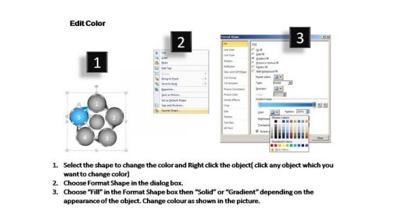 PowerPoint Templates Circular Flow Chart Ppt Slide
