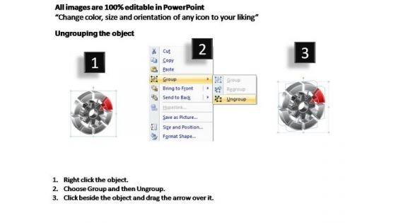 PowerPoint Templates Company Interconnected Circular Chart Ppt Slides