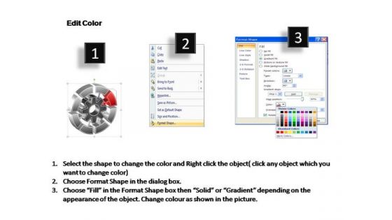 PowerPoint Templates Company Interconnected Circular Chart Ppt Slides
