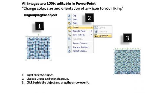 PowerPoint Templates Company Puzzle Matrix Ppt Slides