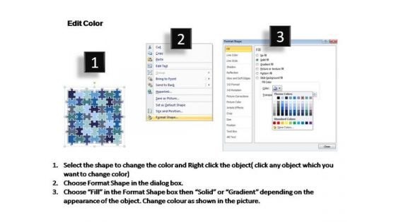 PowerPoint Templates Company Puzzle Matrix Ppt Themes